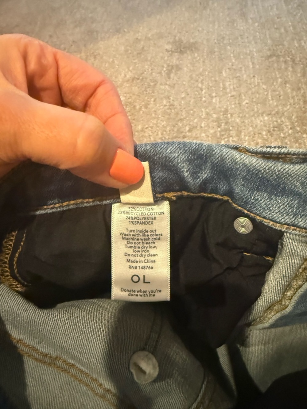 Oliver Logan Mulberry High Rise Straight Leg Jeans - Picture 3 of 5